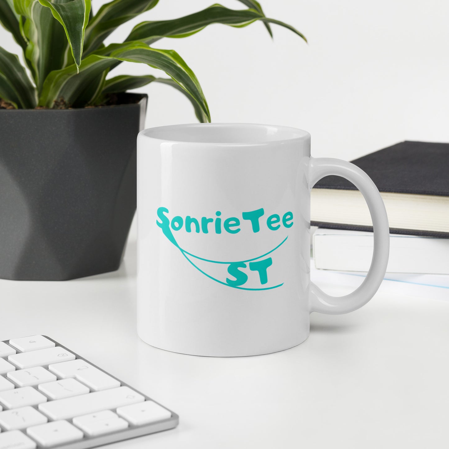 Taza Personalizada Brillante de Cerámica | Apta para Microondas y Lavavajillas