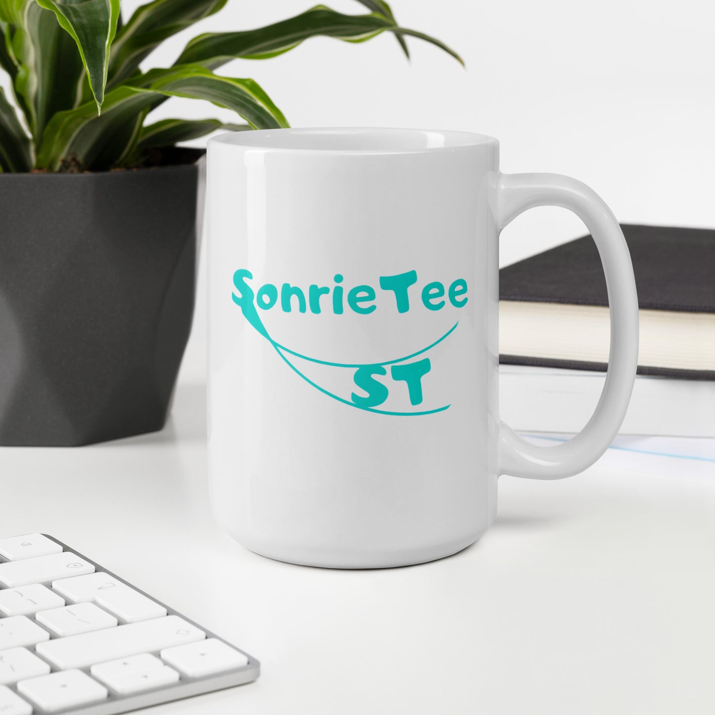 Taza Personalizada Brillante de Cerámica | Apta para Microondas y Lavavajillas